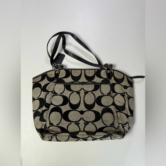 Coach shoulder bag- black and gray - Picture 3 of 16